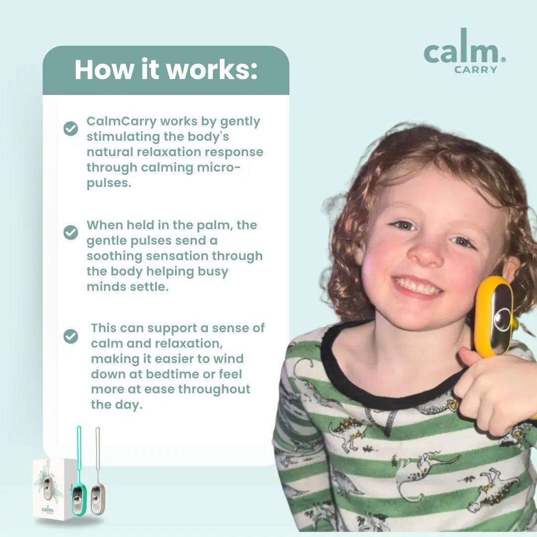 🌙 Portable Hand‑Held Microcurrent Relax Device 💆 Helps Ease Stress for More Restful Evenings