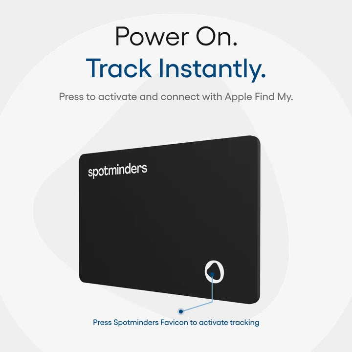 Spotminders. Tracking Card