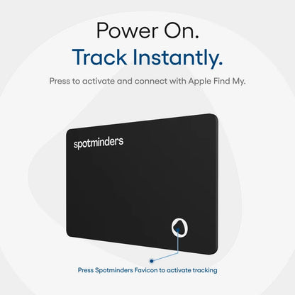 Spotminders. Tracking Card